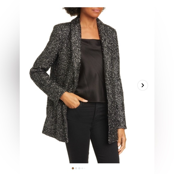 alice + olivia - Jace Oversize Sparkle Blazer - Picture 1 of 7